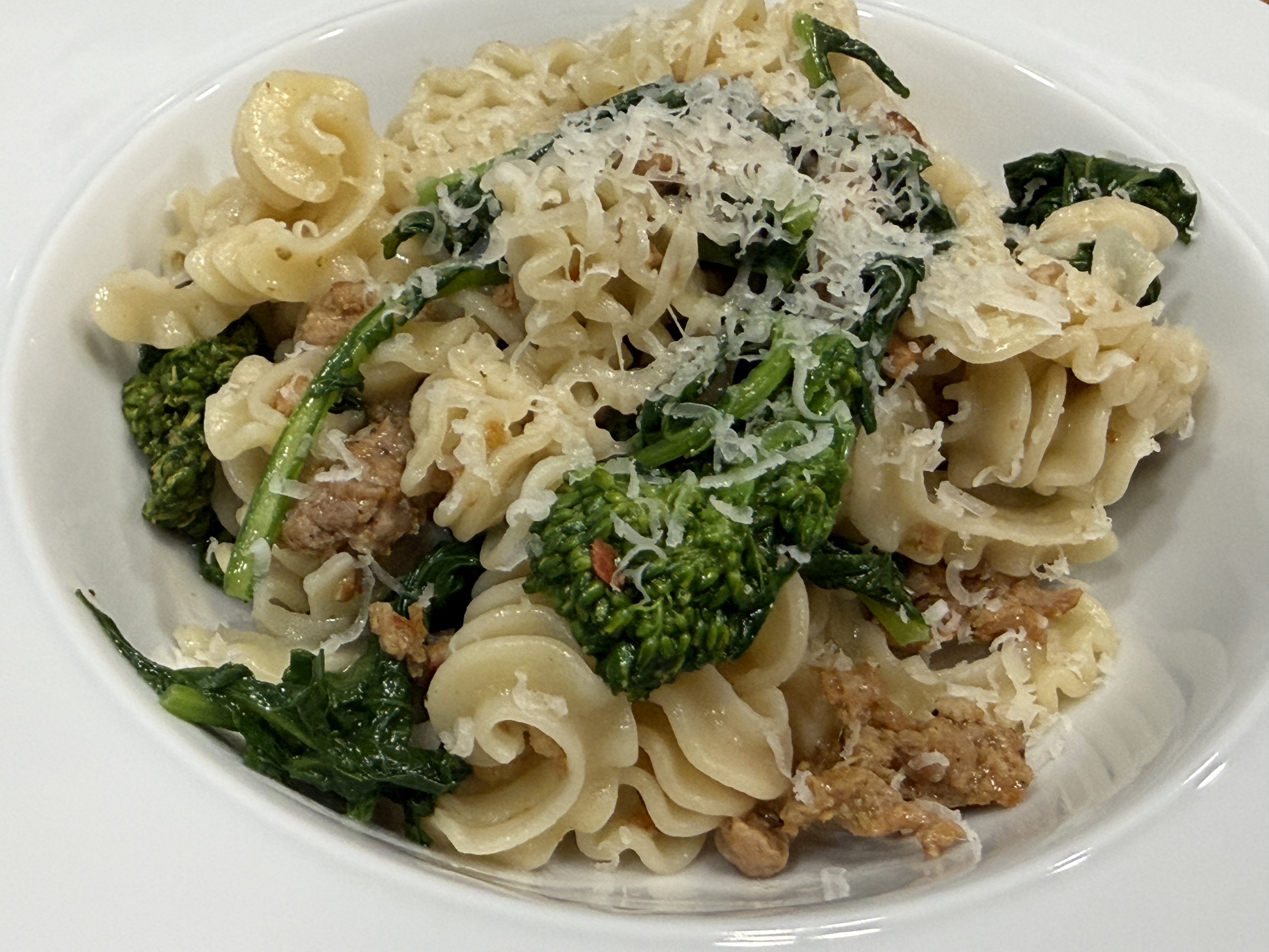 Radiatori with Italian Sausage & Rapini